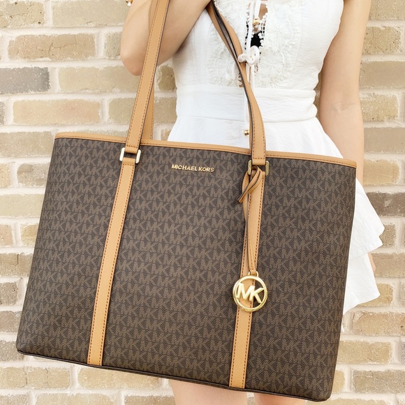 Michael kors brown large laptop tote - Picture 4 of 7